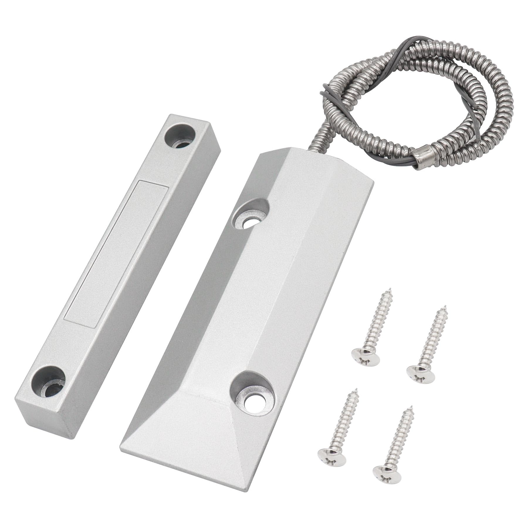 Magnetic Reed Switch, NO, 2 Wire, Zinc Alloy Sliver, OC-55