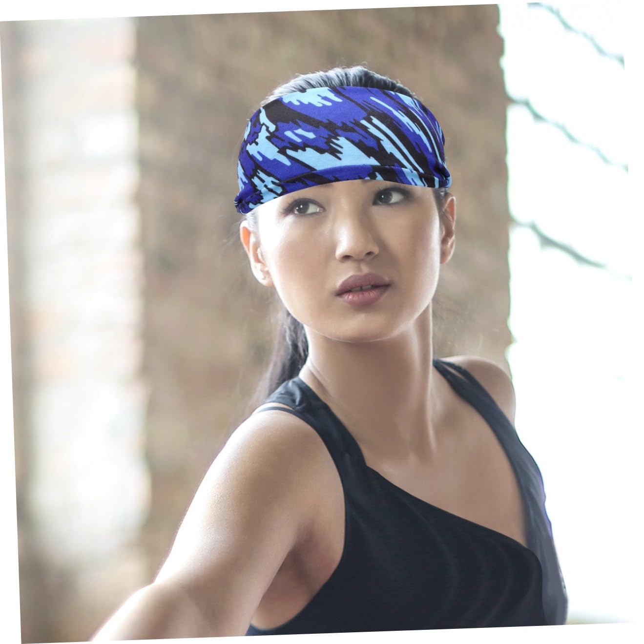 ibasenice Sport-schweißbandana Stirnband Mit Clips Baumwolle Trainingsschweißbänder Mode Radfahren Schweißband Bands Schweiß Stirnbänder Schweißkopfwickel Polyesterfaser