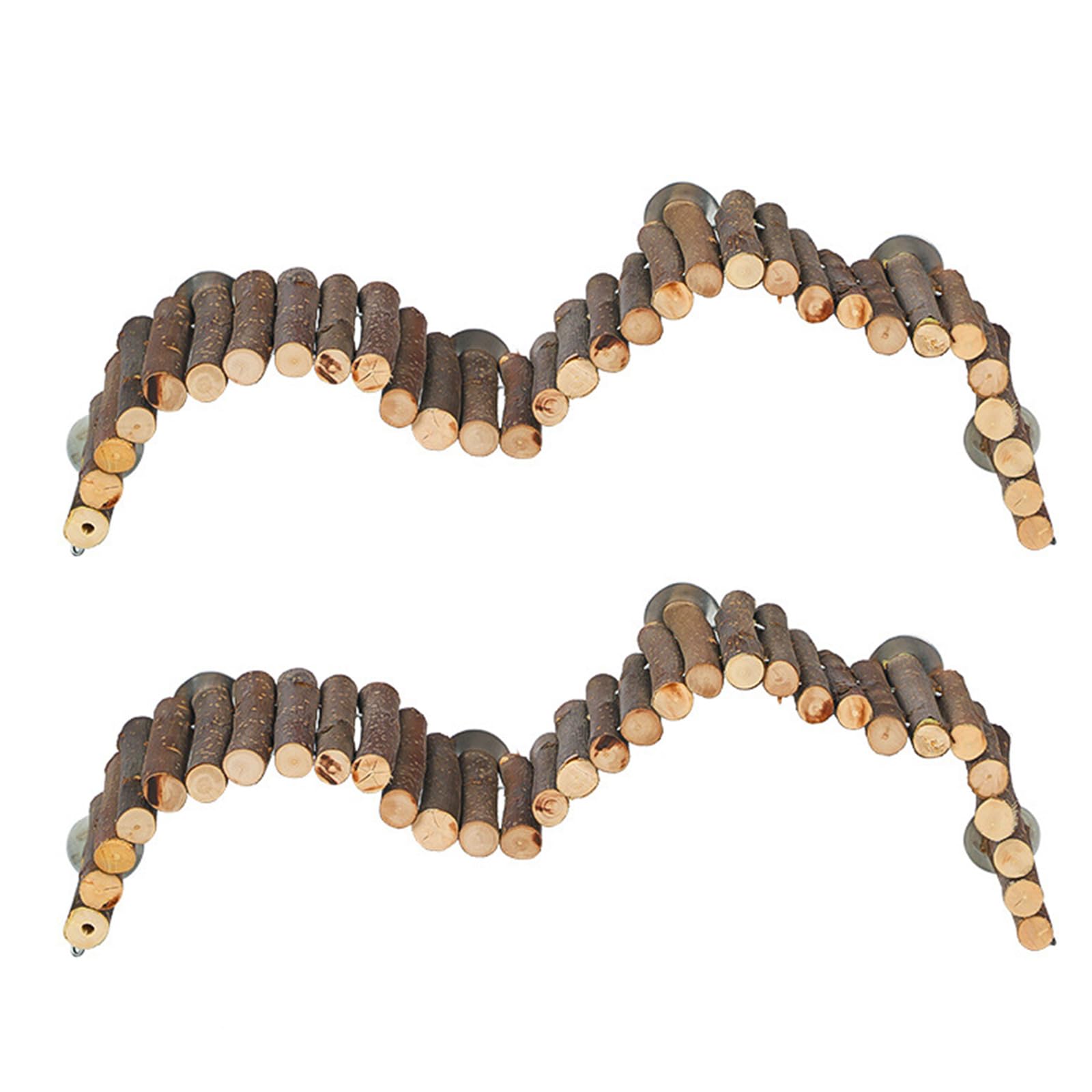 2PCS Papagei Leiter Spielzeug Vogelkäfig Holz Stehende Brücke Vogel Schleifen Playstand Spielzeug Holz Übung Stand Vogel Leiter für Vogelkäfig