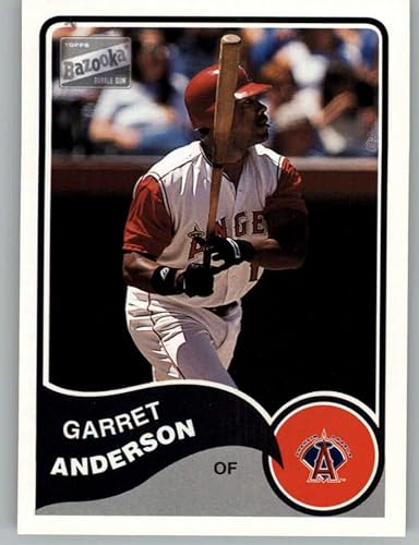 2003 Bazooka #16 Garret Anderson NM-MT Anaheim Angels Baseball MLB