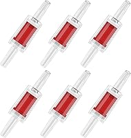 Pawfly Aquarium Check Valve 6-Pack - One-Way Non-Return Valve for Fish Tank Air Pumps, 3/16" Tubing, Prevents Backflow