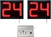 Basketball Shot Clock, 2 Pack 1424 Seconds Countdown Timer, Portable Shot Clock with Buzzer Console Control for Basketball Football Tennis
