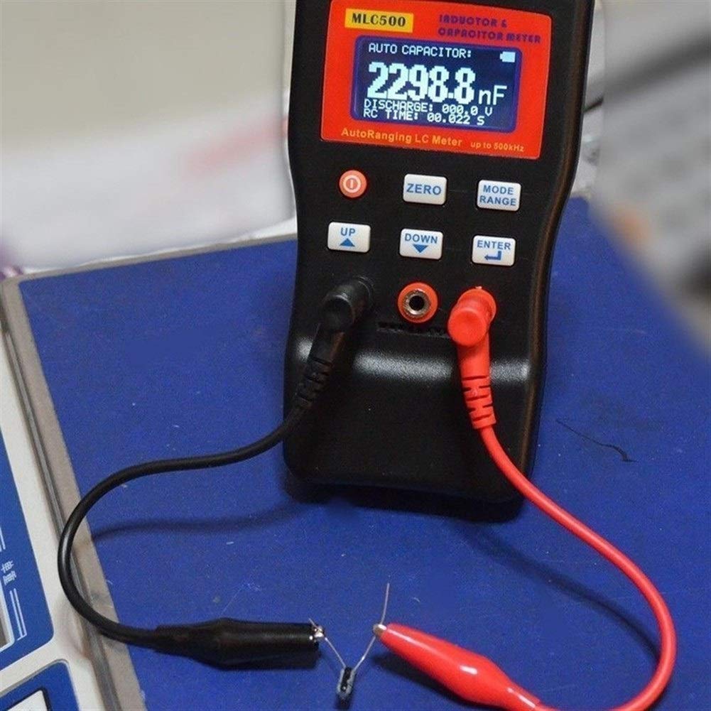 Pantalla Mlc500 500 Khz Digital de Gran precisión la inductancia y capacitancia Rango automático Metros Probador Inglés Manual USB Prog PC