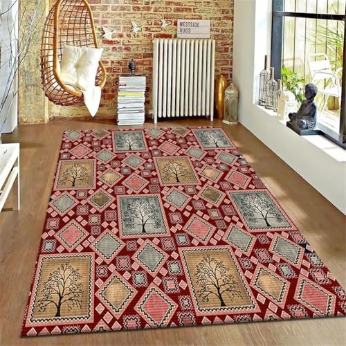 Moquette pas cher tapis de salon moderne géométrique - 2