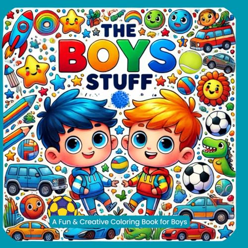The Boys’ stuff: Coloring book (Color Me Happy: Fun Adventures in Coloring) image 2