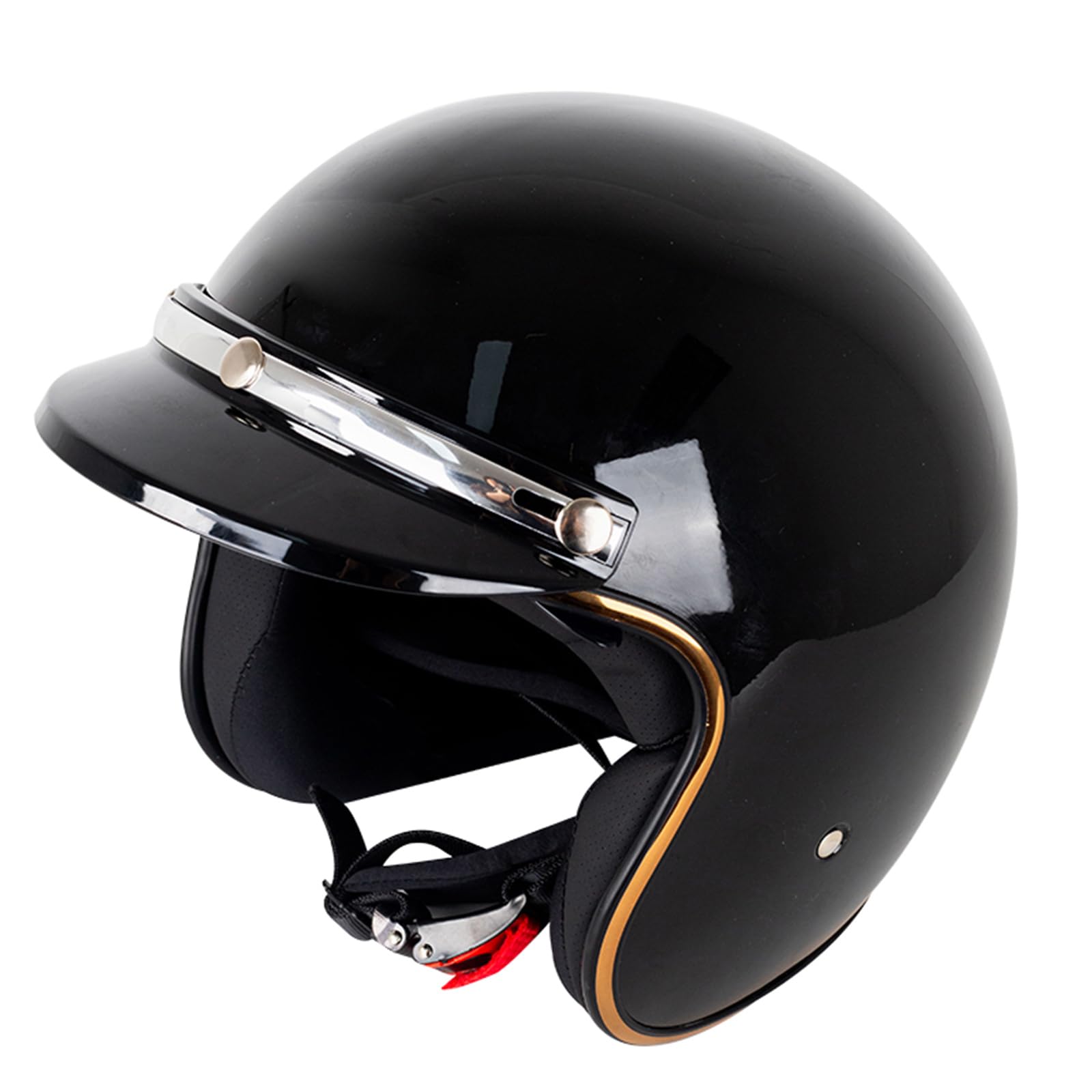 Amazon | 3バイクヘルメットのスナップボタンシールド標準の3スナップ