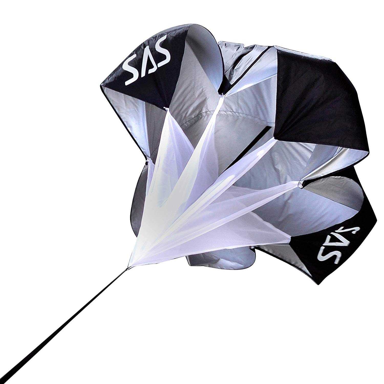 SAS SPORTS 48" Speed Running Chute | Running Parachute for Resistance Training | Parachute for Running Speed Training Fitness Training | Agility Training Equipment for Football Soccer Tennis (M)