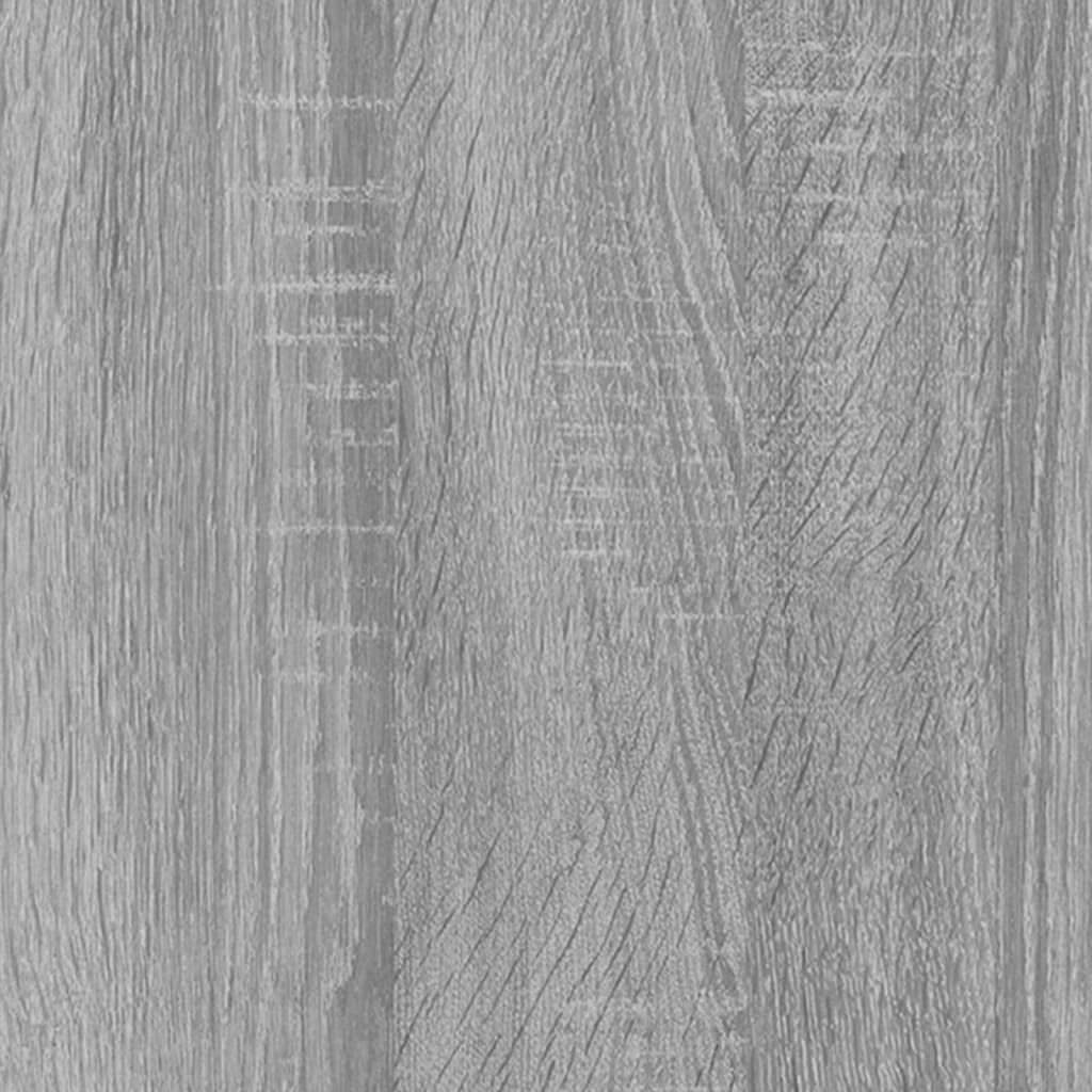 Homgoday Table basse grise Sonoma 100 x 60 x 42 cm en bois d'ingénierie, table d'appoint pour salon, salle de réception d'invités, chambre à coucher et mobilier de bureau