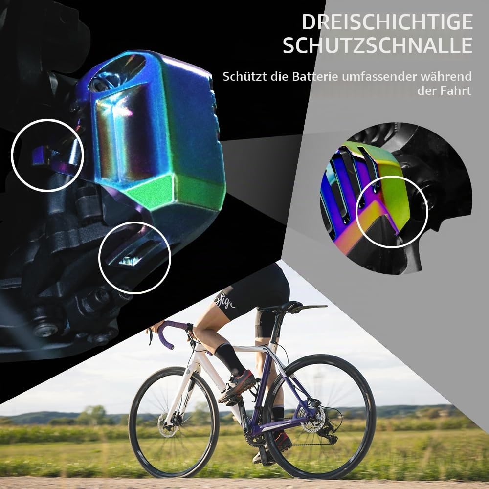 Fahrrad Batterieschutz Abdeckung für Sram AXS Umwerfer (GX EAGLE/XX1/X01 AXS, 2PC-Multi)
