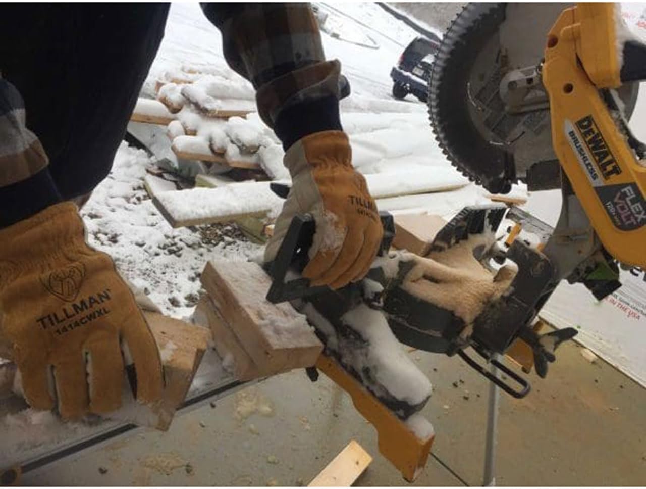 Tillman 1414CW Top Grain Cowhide Winter Drivers Gloves, X-Large