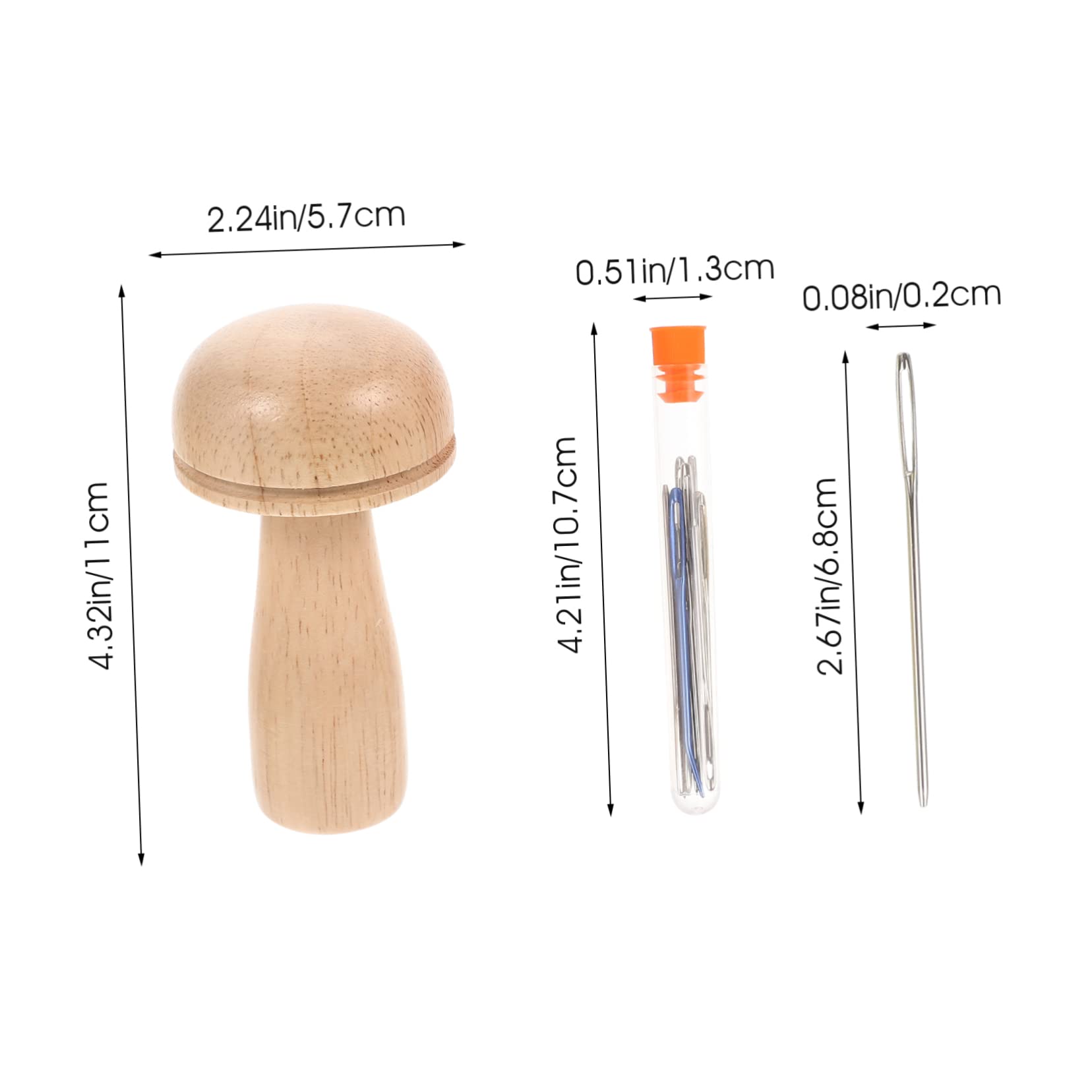 Ciieeo 3juegos Agujas De Tejer Profesional De Agujas Para Zurcir Herramienta Portátil Para Manualidades Costura Para Principiantes y Amantes Del Yarn Craft