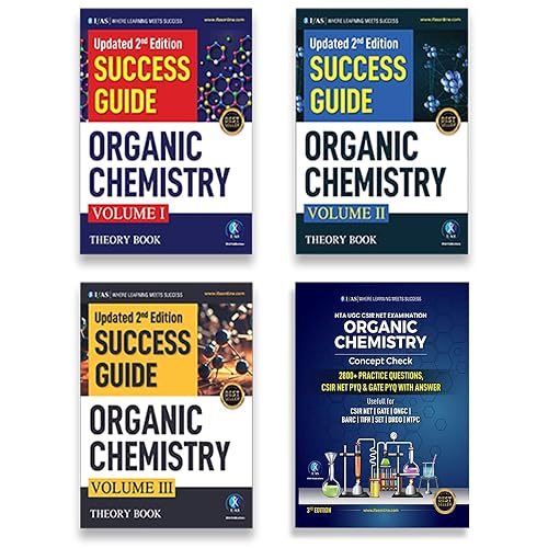 CSIR NET Organic Chemistry Theory &amp; Practice Combo Set (4 Books) - Best Chemical Science Study Material Book Set for CSIR NET, GATE &amp; SET Exams - IFAS Publications