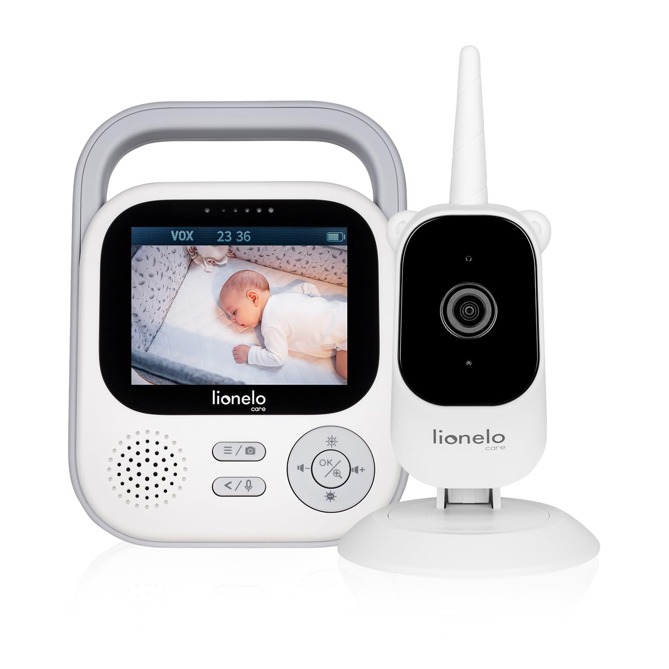 Lionelo Care Babyline 3.2 video baby monitor White 1 pz