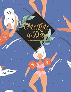 One Line a Day A Four-Year Memory Book: One-Line-a-Day - Four Year Journal - A Self-Discovery Daily Reflections Diary - Personal Time Capsule of 365 ... Giant 4 Years of Memories Notebook, 8,5 x 11"