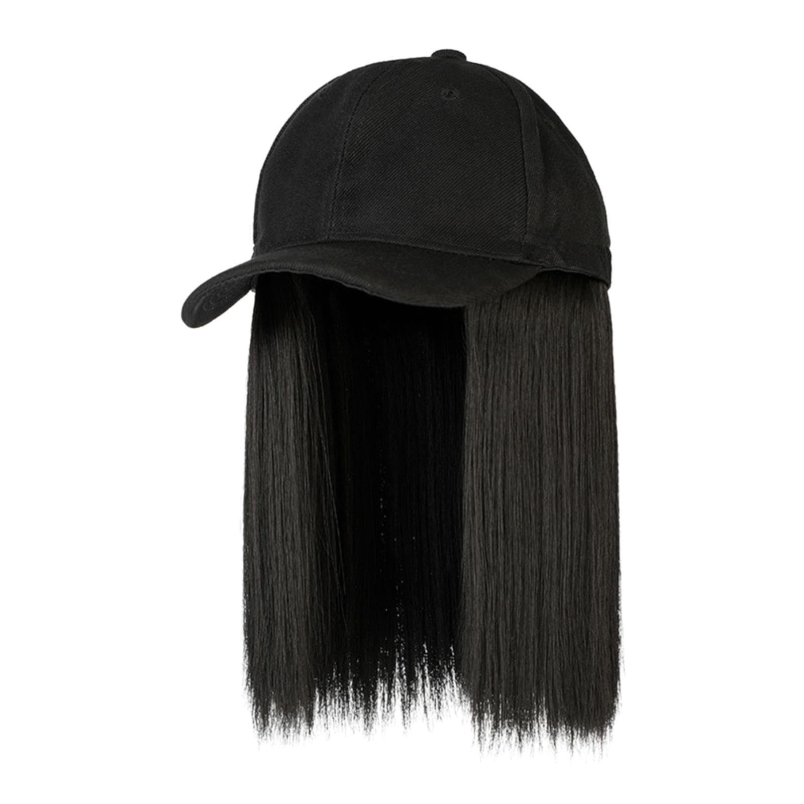 CALANDIS™ Baseball Cap Wig with Hair Extensions for Party Stage Performance Decorative Black Hair | Wigs & Hairpieces | Hair Extensions & Wigs | Hair Care & Styling | Health & Beauty-image-38