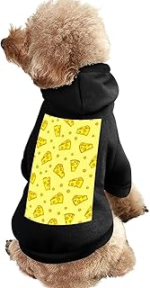 Dog Sweater Shirt Hoodies Cheese Food Yellow Comfort Soft Pet Clothes Puppy Cat Custume for Small Medium