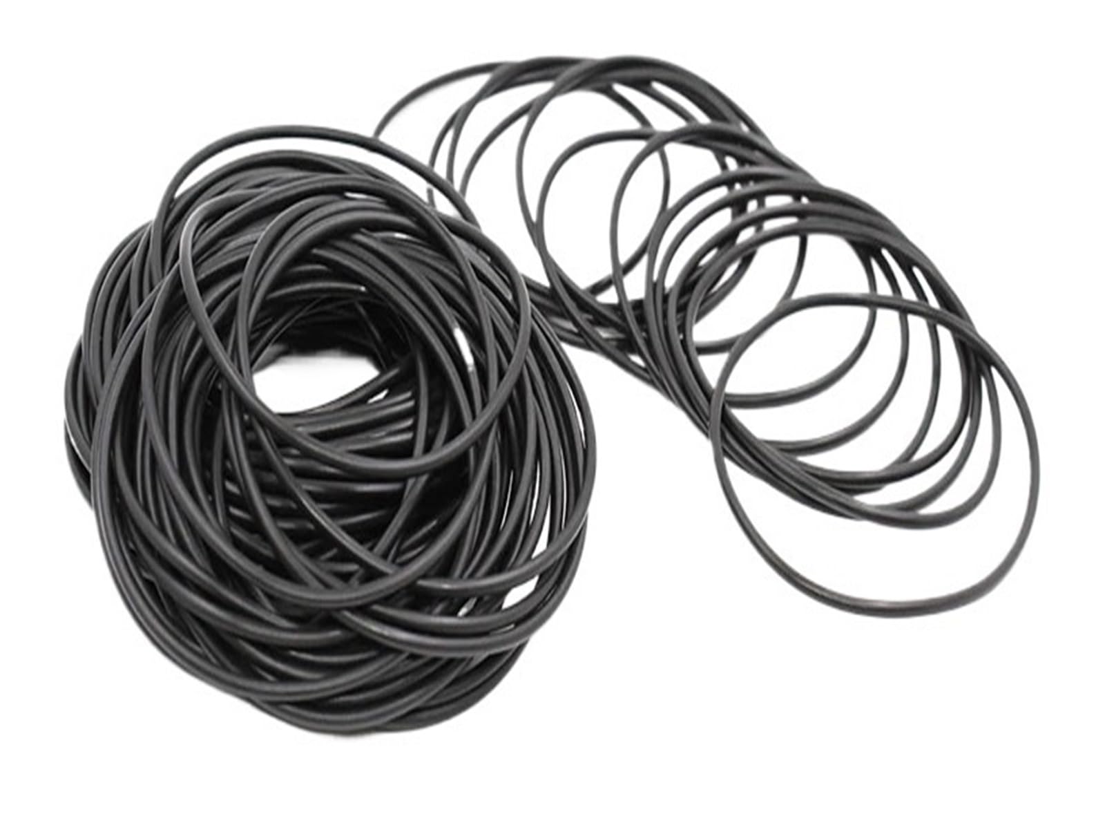 Espesor 1,5/2,4/4,6mm sección transversal enlace junta de caucho de nitrilo junta tórica anillo elástico de goma(OD14.5xCS2.4-3000pcs)
