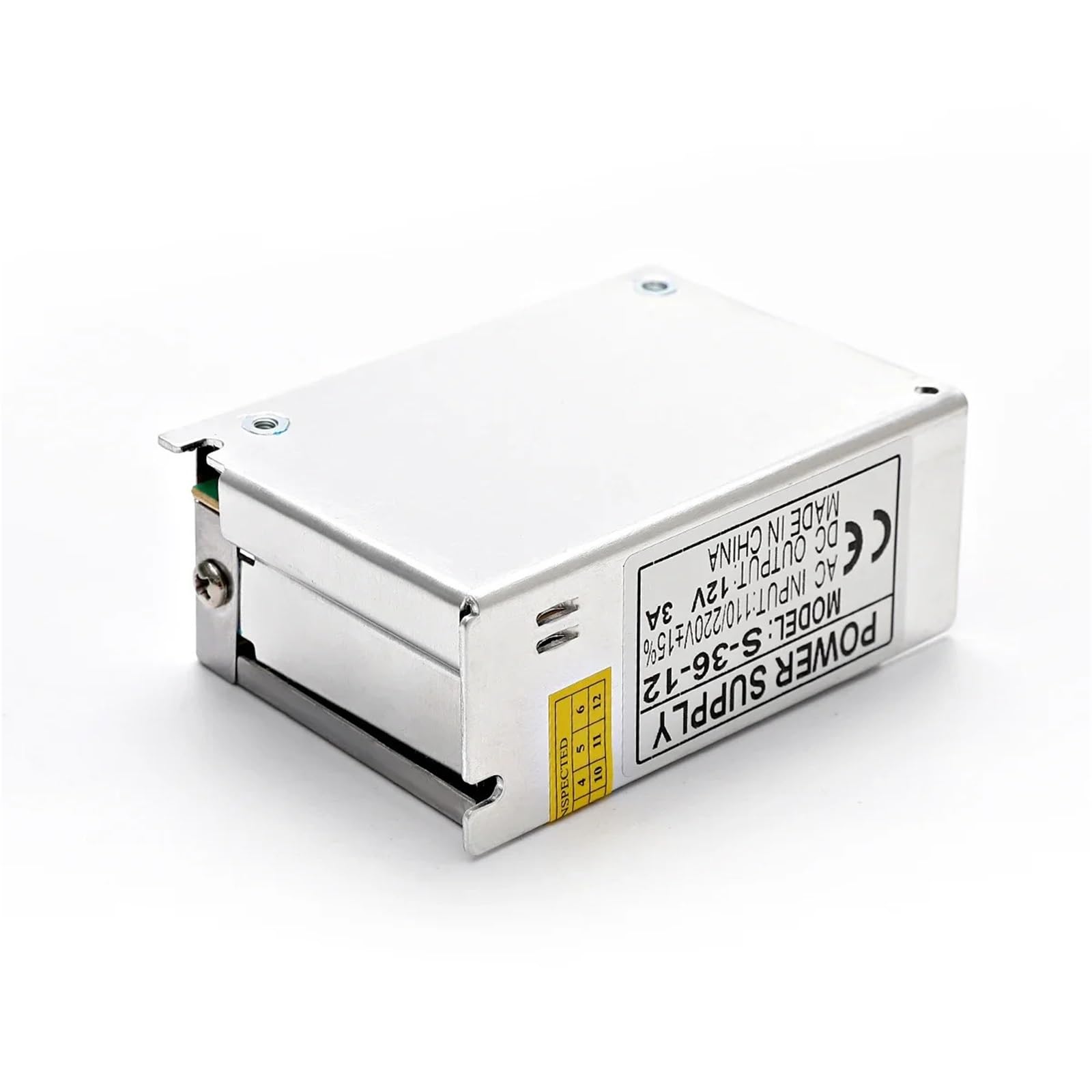 Alimentation 12V 3A 36W transformateur LED en boîtier aluminium - 7