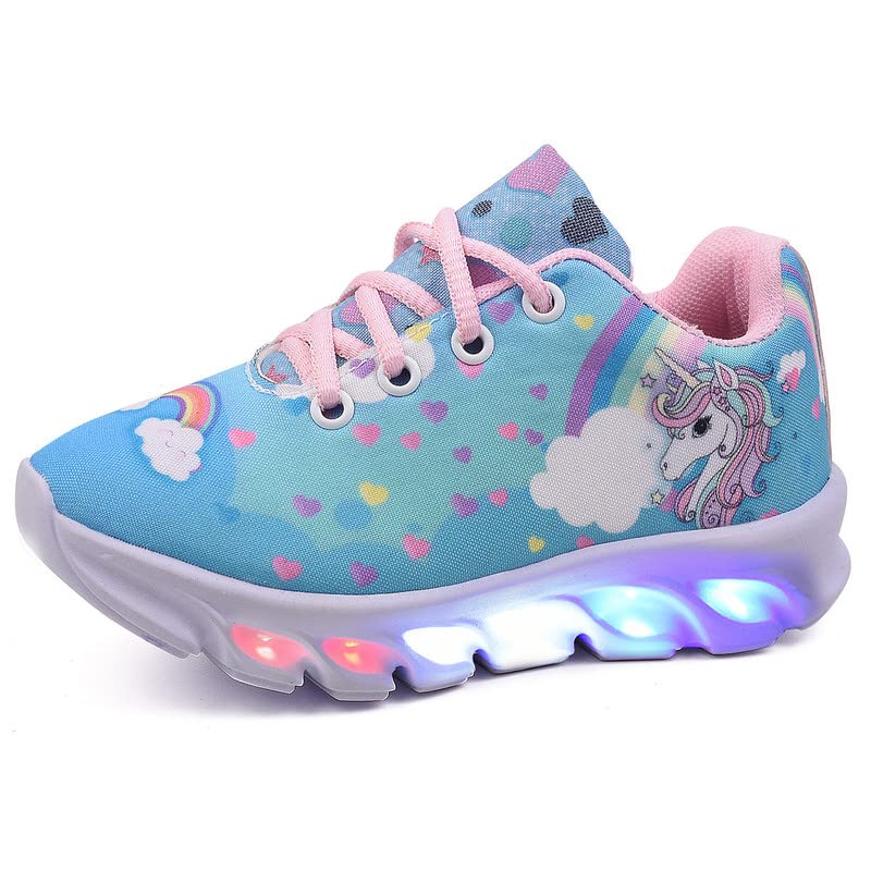 Light - Light Up Kids Shoes Kit with Watch & Sunglasses - LED Shoes for Girls, Easy to Put On, Quality Kid Sneakers,