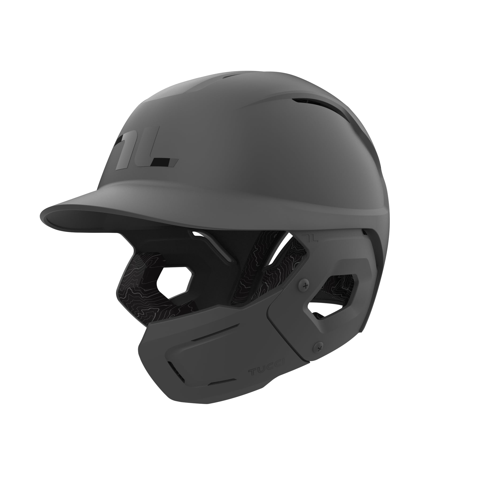Amazon.com : TUCCI Potenza Batting Helmet with Jaw Flap, S/M