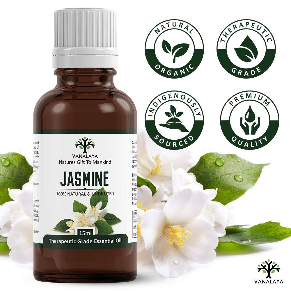 Buy Vanalaya Jasmine Essential oil 100 Pure and Natural Therapeutic