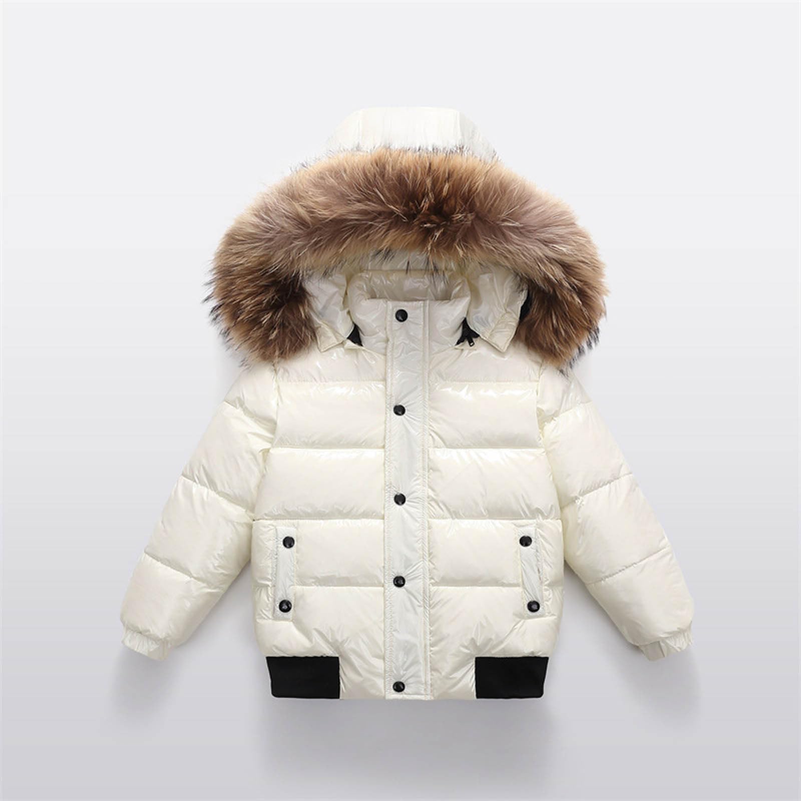 NUSGEAR Abrigo niños Acolchado con Capucha,Chaqueta Acolchada con Capucha, Abrigos de Invierno para niños Varones Parka para Niña de Invierno para Niña Plumiferos Abrigo para niñas Pequeñas Ligero