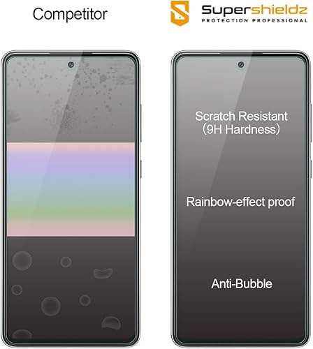 Miniatura 2 de Supershieldz Protector de pantalla de vidrio templado diseñado para Samsung Galaxy A72 / A72 5G, antiarañazos, sin burbujas