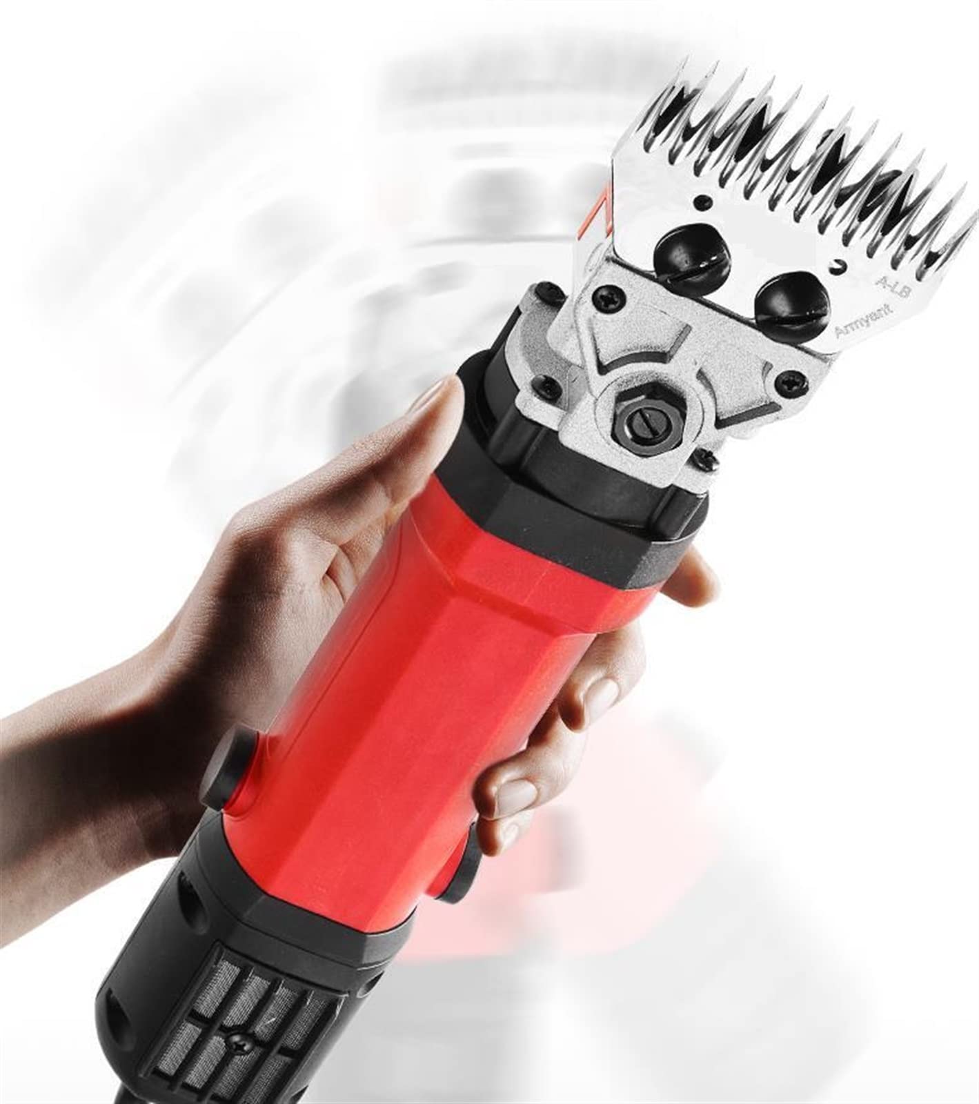 CUDTAPI 13 Teeth Electric Sheep Goats Shearing Sheep Wool Scissors Clipper Trimmer Animal Cutter Adjustable 6 Speed