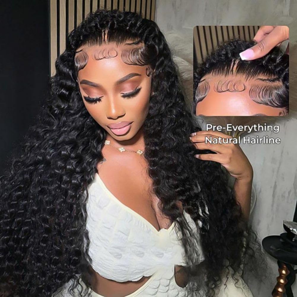 Ali Pearl Wig Pre Braided Glueless Wig Deep Wave Lace Front Wigs Human Hair 13x4 Deep Wave Braided Glueless Wigs Human Hair Pre Plucked Pre Cut For Black Women