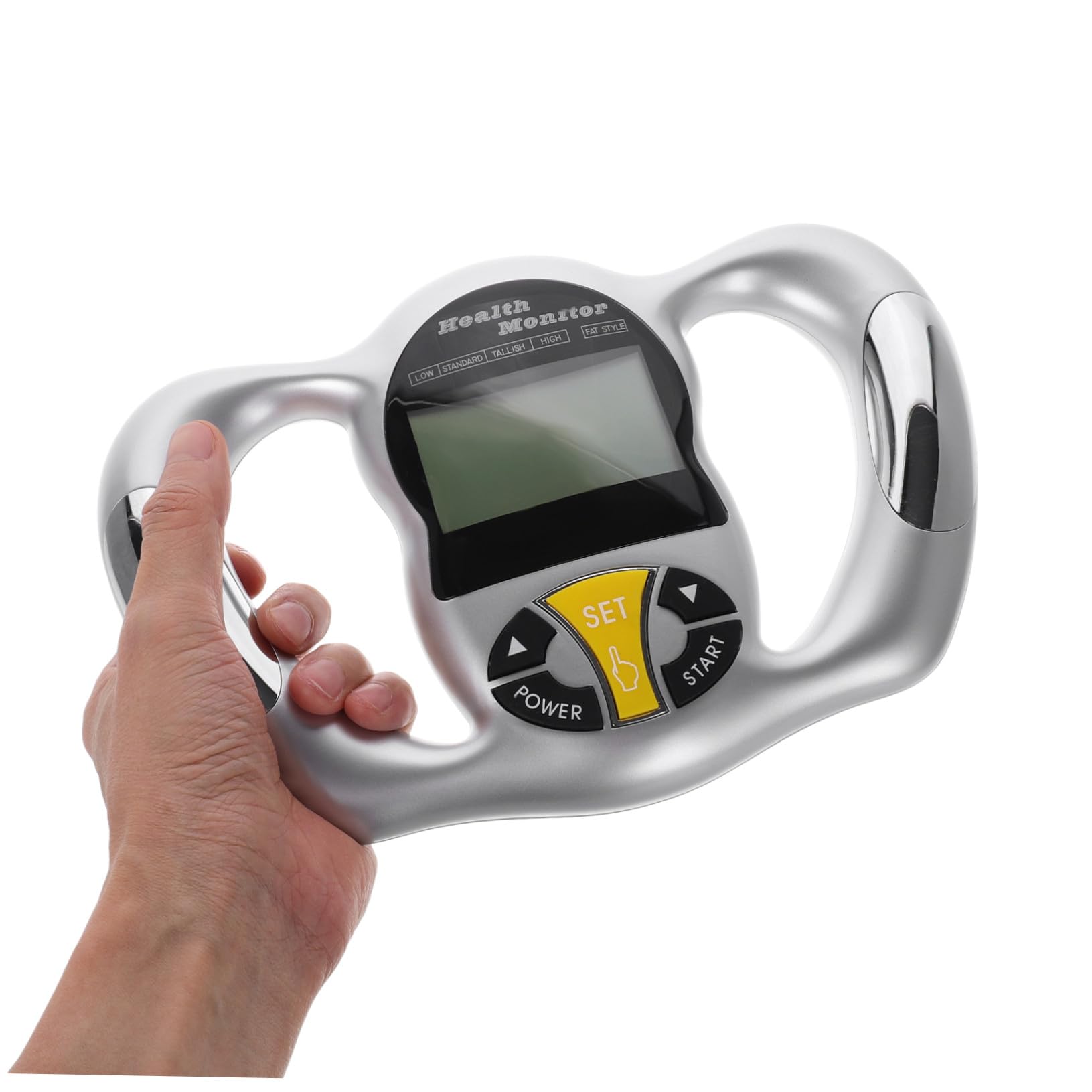 Homoyoyo Monitor Portátil de Grasa Corporal Digital Analizador de Grasa y Calorías de Mano para Uso Personal y Profesional