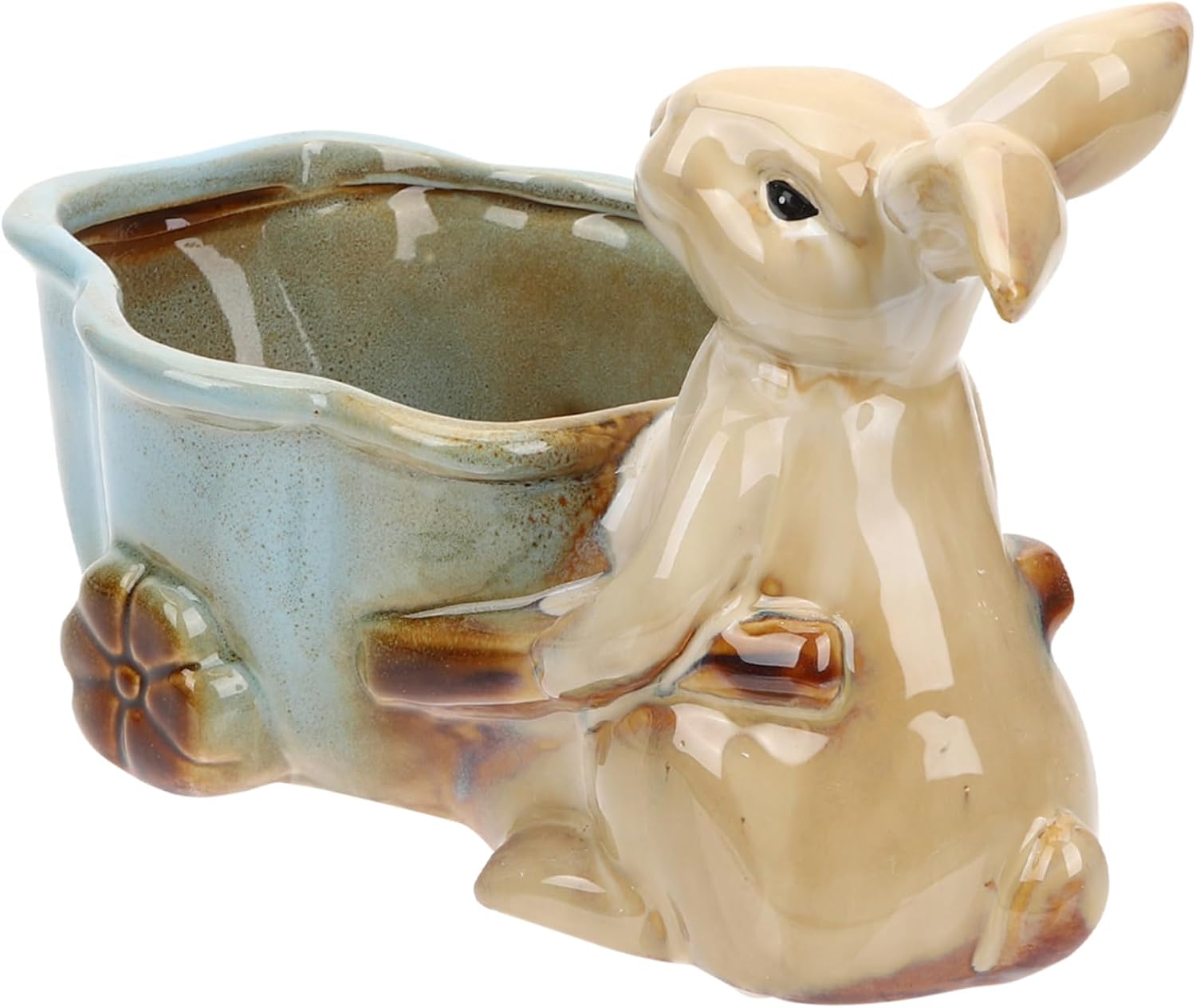 Shaped Decorative Tray for Key and Phone Storage Cute Ceramic Jewelry Organizer Dish for Entryway Desktop and Living Room