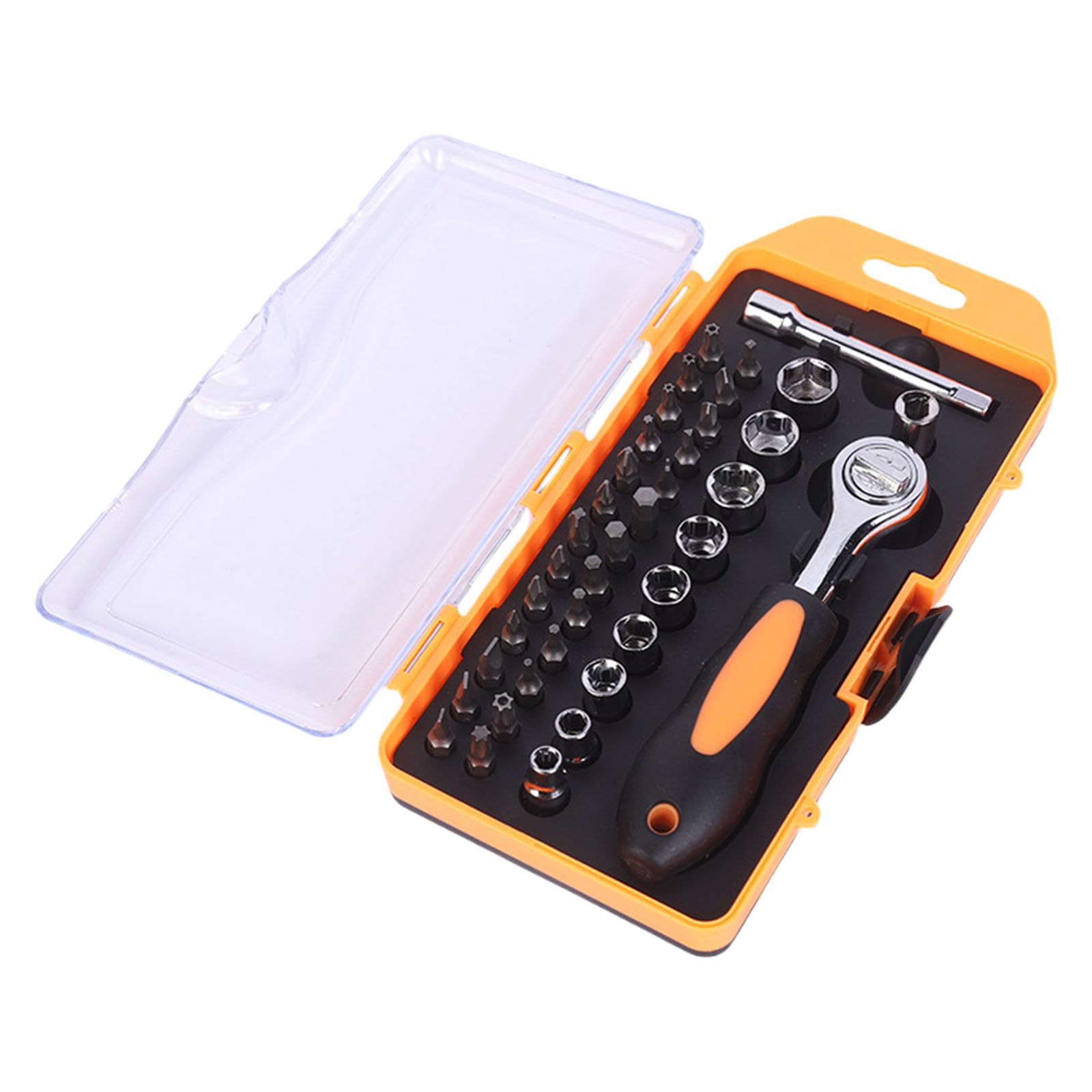 Msioytog A Multiple Function Fixing Tool Set 180° Whirling Handle Ergonomic Grip Factory Use Multifunctional Driver Tool Set