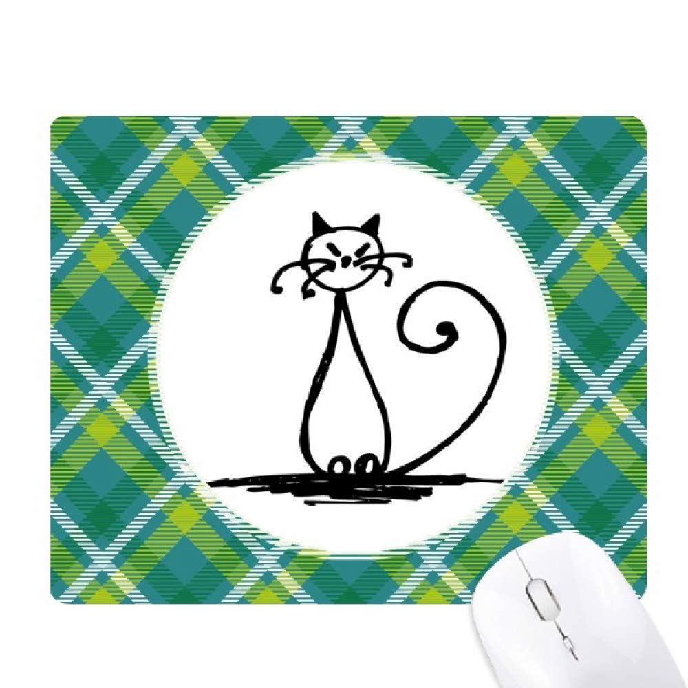Tapis de souris pixel chat souriant vert, l'accessoire feel-good - 6