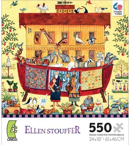 Ellen Stouffer: Noah's Ark - 550 Piece Jigsaw Puzzle by Ceaco