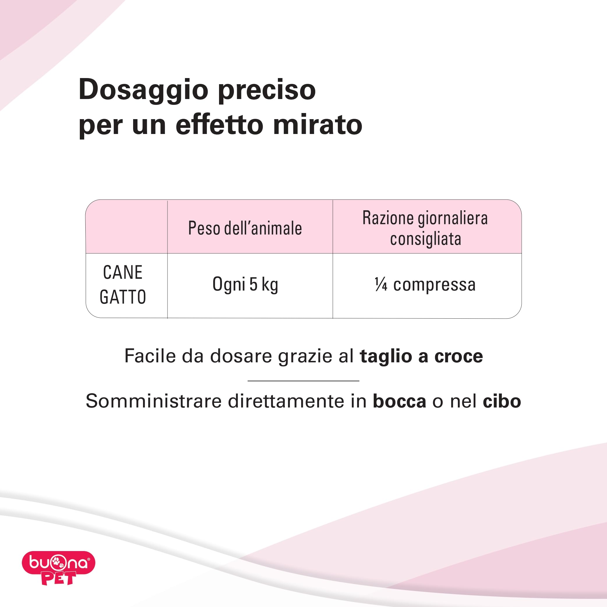 Dolorina Buona Pet Mangime Complementare per Cani e Gatti Con Boswellia, Salice Bianco, Acido Alfa Lipoico, Semi di Canapa e Ananas, Supporto alla Funzione Nocicettiva, 100 Compresse Appetibili