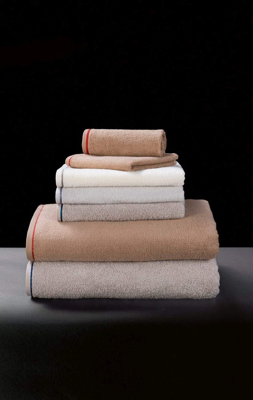 Möve Cashmere & Cotton wash glove 50 x 100 cm made of 85% cotton / 12% modal / 3% cashmere, ivory, Moonlight, 30 x 50 cm - Image 2