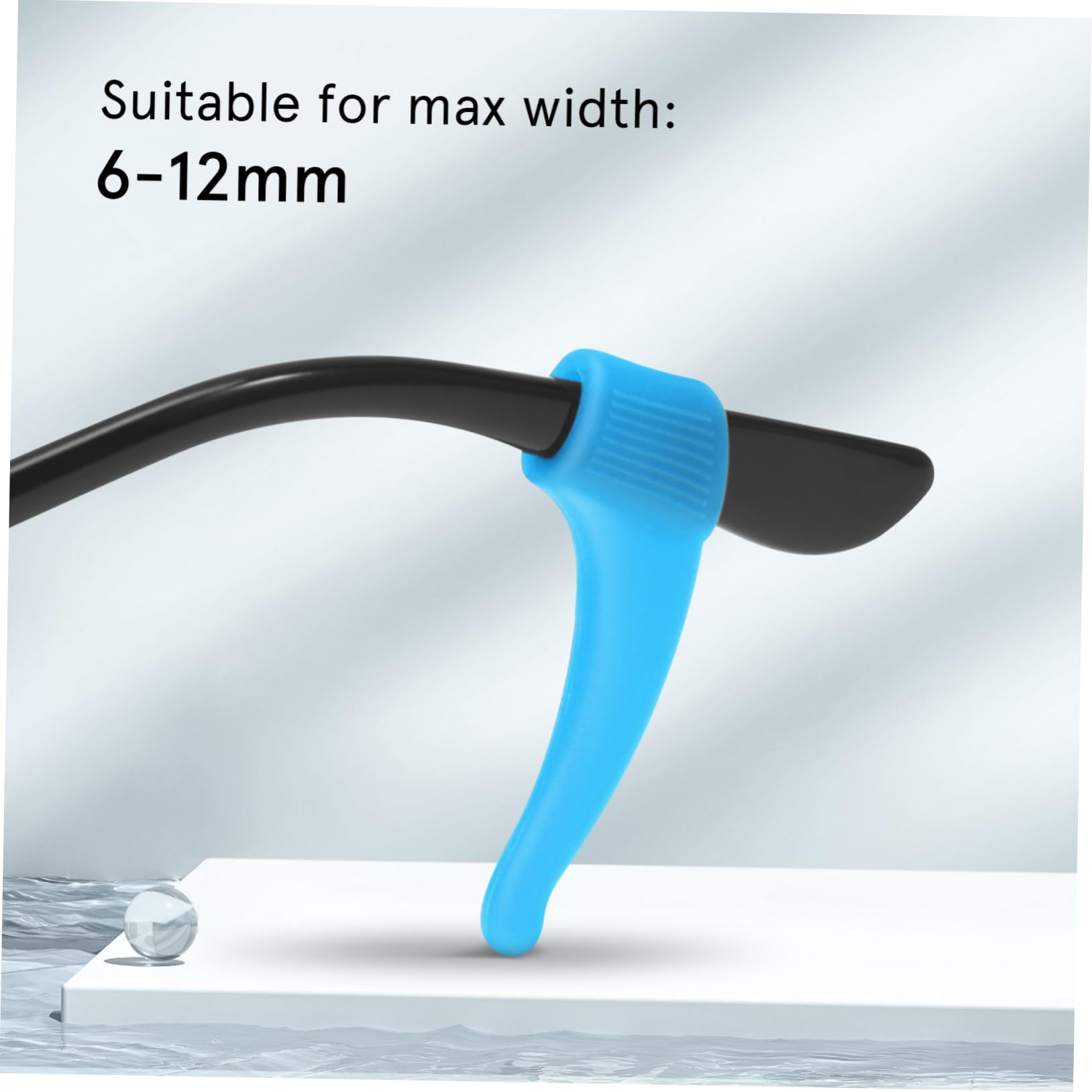 Holibanna 12 Paar Silikon Brillenbügel Überzug Antirutsch Ohrhaken Brillenhalter Set Farben für Outdoor Sport Reisen Klettern Komfortable Brillen Zubehör