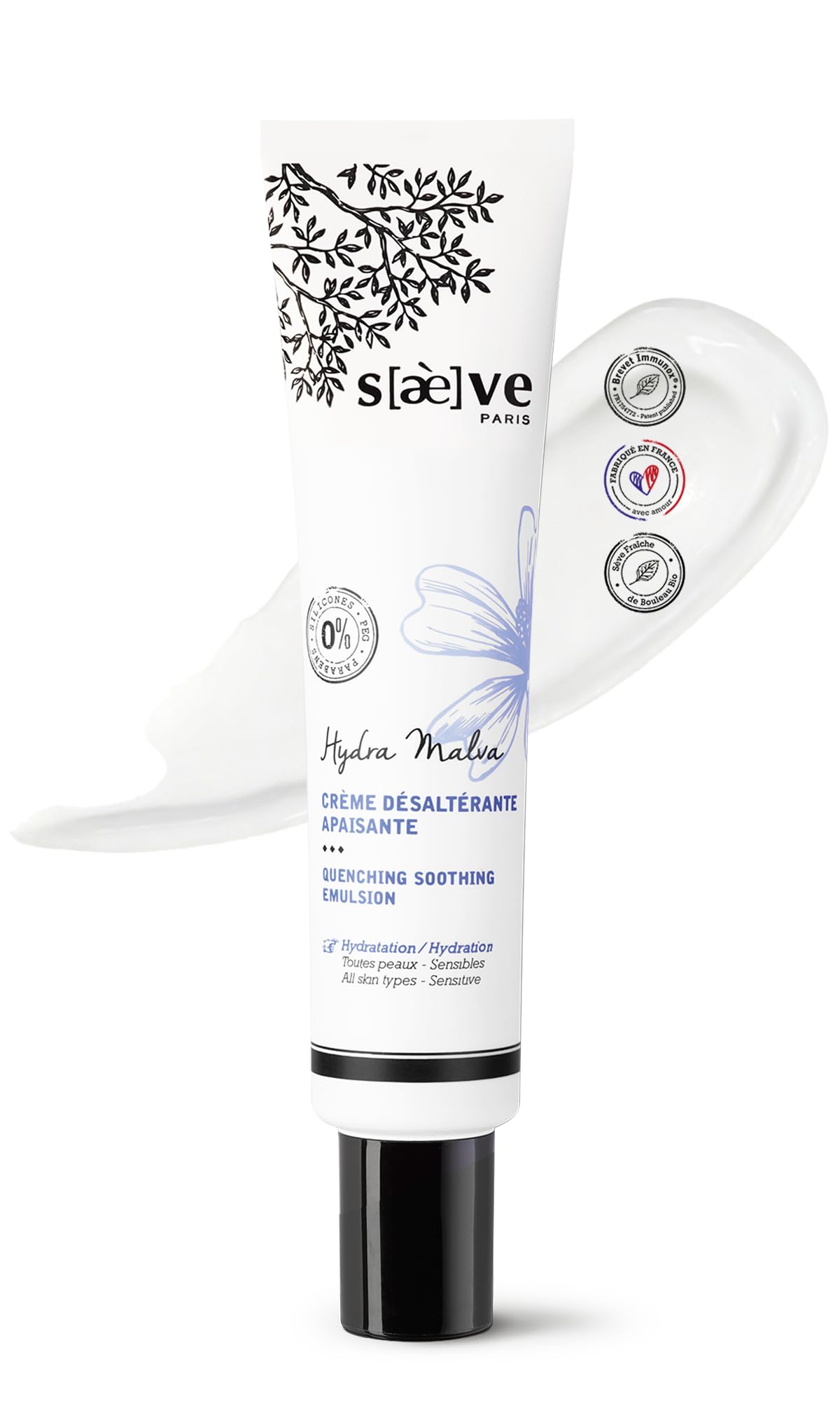 Saève Hydra Malva crema tintada para calidar la sed clara 40ml