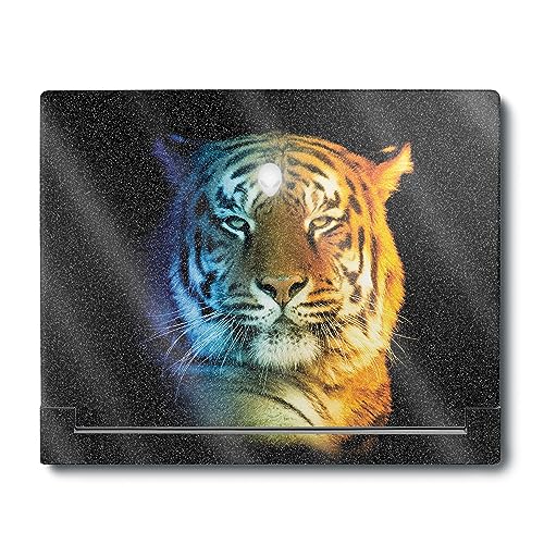 Image of MightySkins Glossy Glitter Skin Compatible With Alienware X16 R1 (2023) Full Wrap Kit - Tri-Color Tiger | Protective Durable High-Gloss Glitter Finish | Easy To Apply & Change Styles | Made in the USA