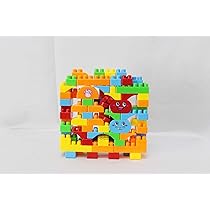 Brunte Kids Blocks Play for Your Imagination 75 Pcs Block Set for The Kids to Play Creative DIY Blocks