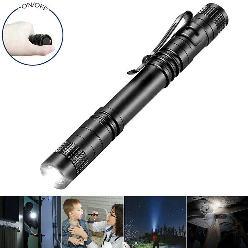 LED 8000Lumens Portable Hot Bright USB Rechargeable Pen Pocket Torch Light Lamp : Buy Online at Best Price in KSA