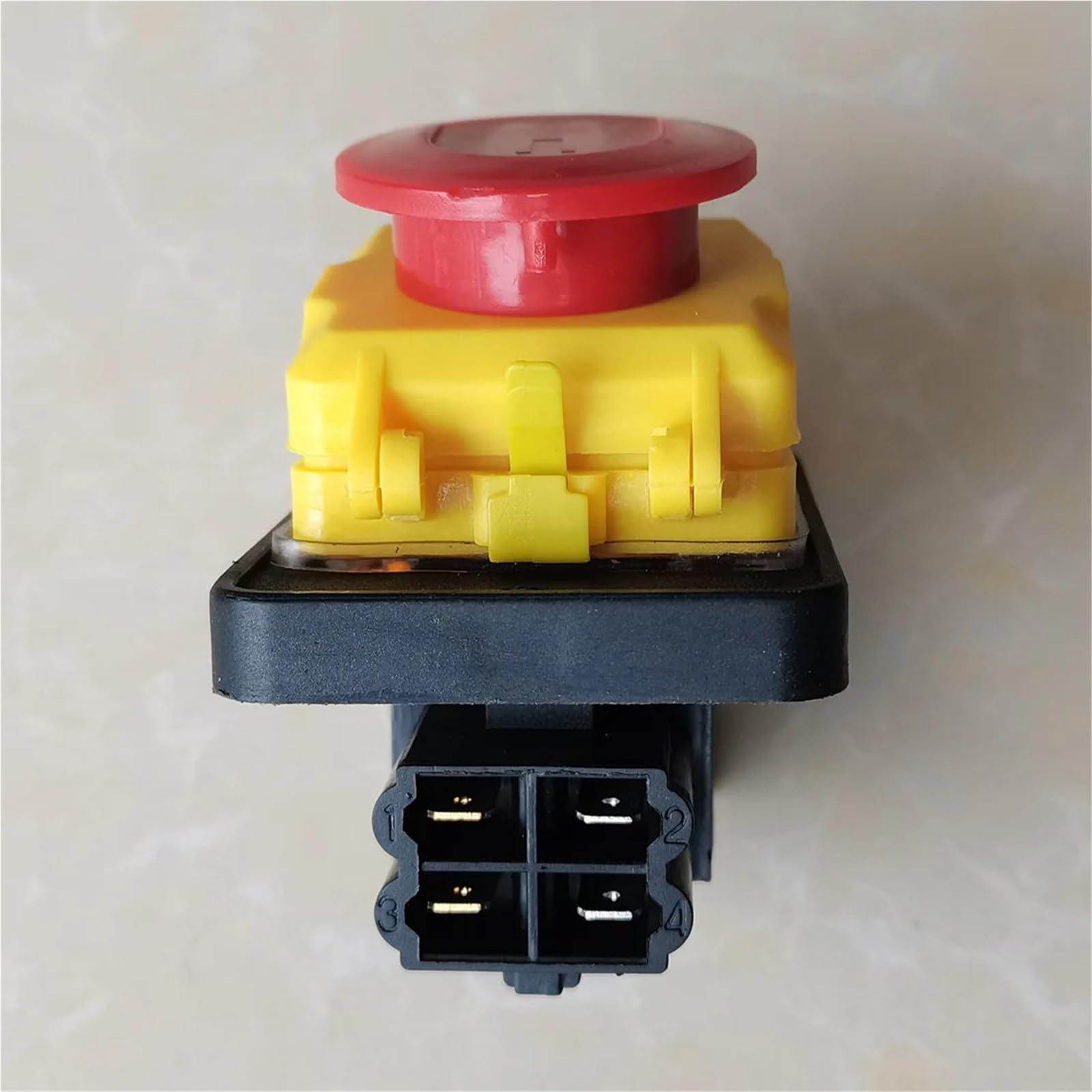 Interruttore a pulsante di arresto di emergenza impermeabile CK-5 utilizzato for varie apparecchiature industriali On-Off 10(8) A 250VAC 5E4 CK5