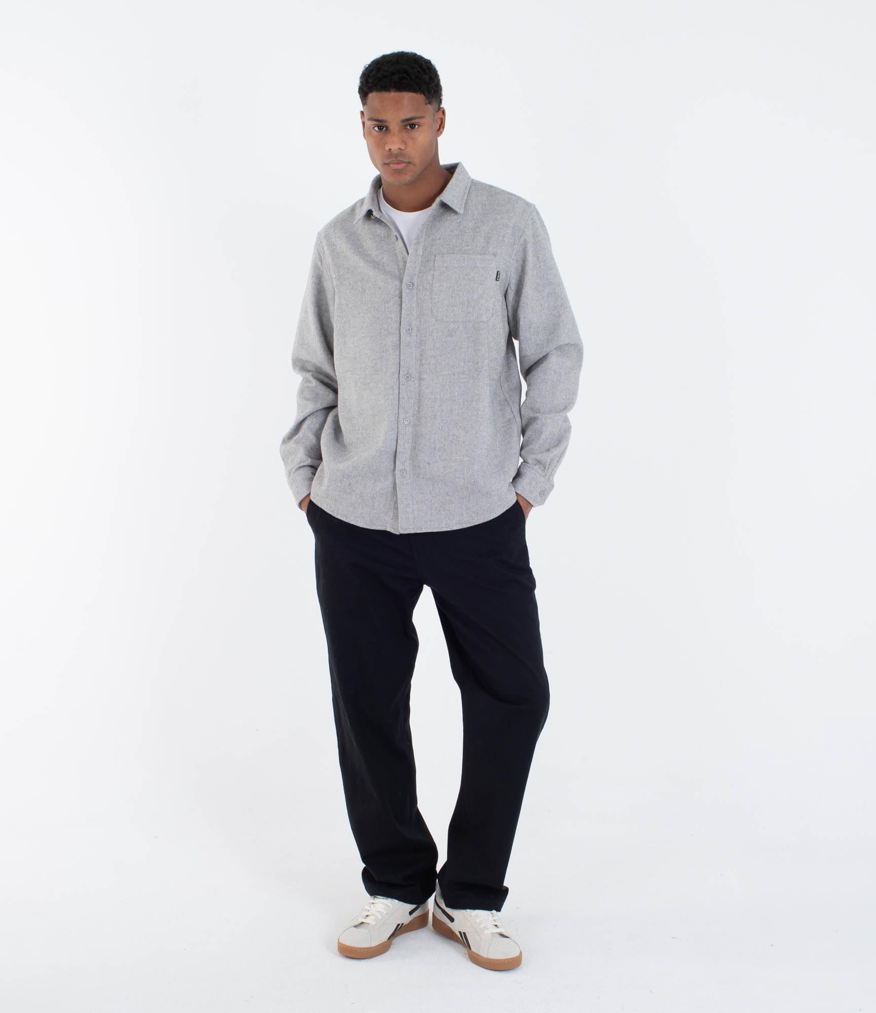 Hurley Long Sleeve Shirt Men - Axe Flannel Chemise Homme