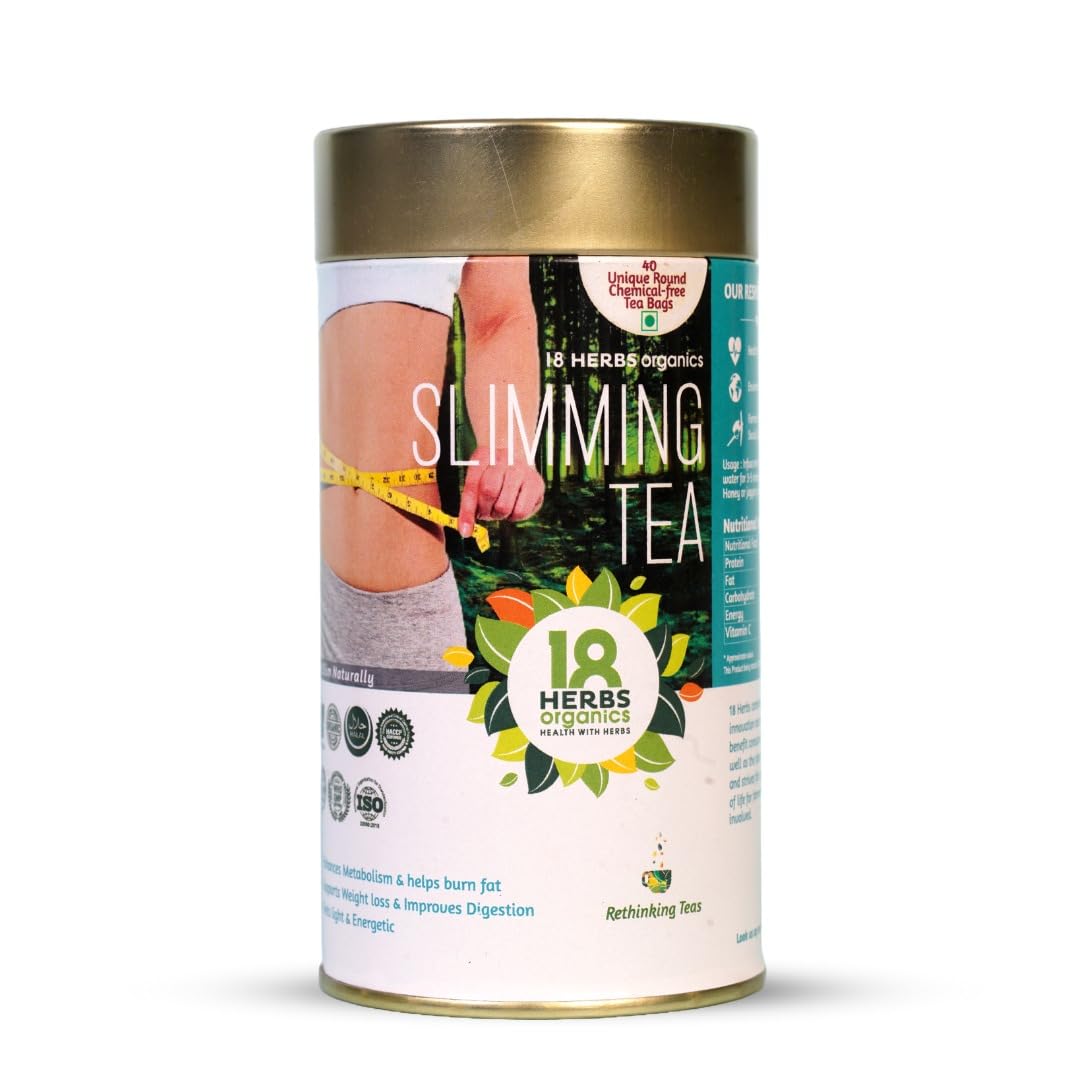 Slimming Tea Bags - Natural Herbal Tea Bags - Get Slim And Fit - 40 Tea Bags