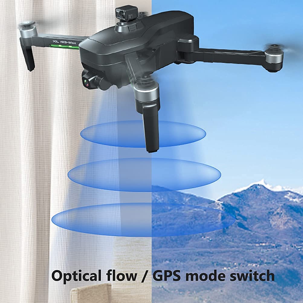 UAV 5G WiFi FPV GPS Drones with 4K HD Camera for Adults GPS Drone with 3-Axis Gimbal RC Drone 360° Automatic Obstacle Avoidance with 2 Batteries 50x Zoom VR 3D Experience