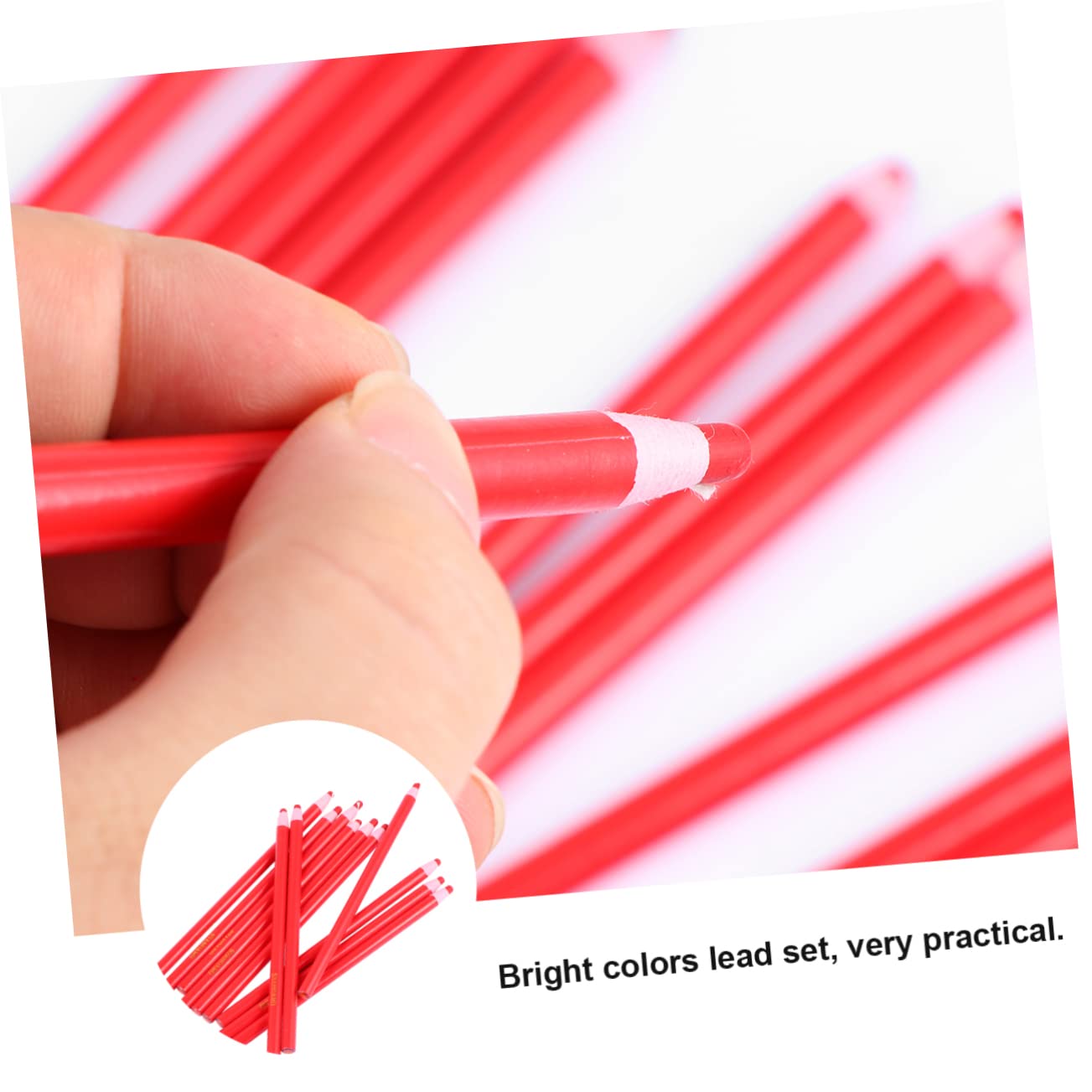 Marcador Desmontable Rojo Para Costura y Manualidades Bolígrafo Multifuncional Para Papel y Superficies Variadas Para Trabajos Artísticos