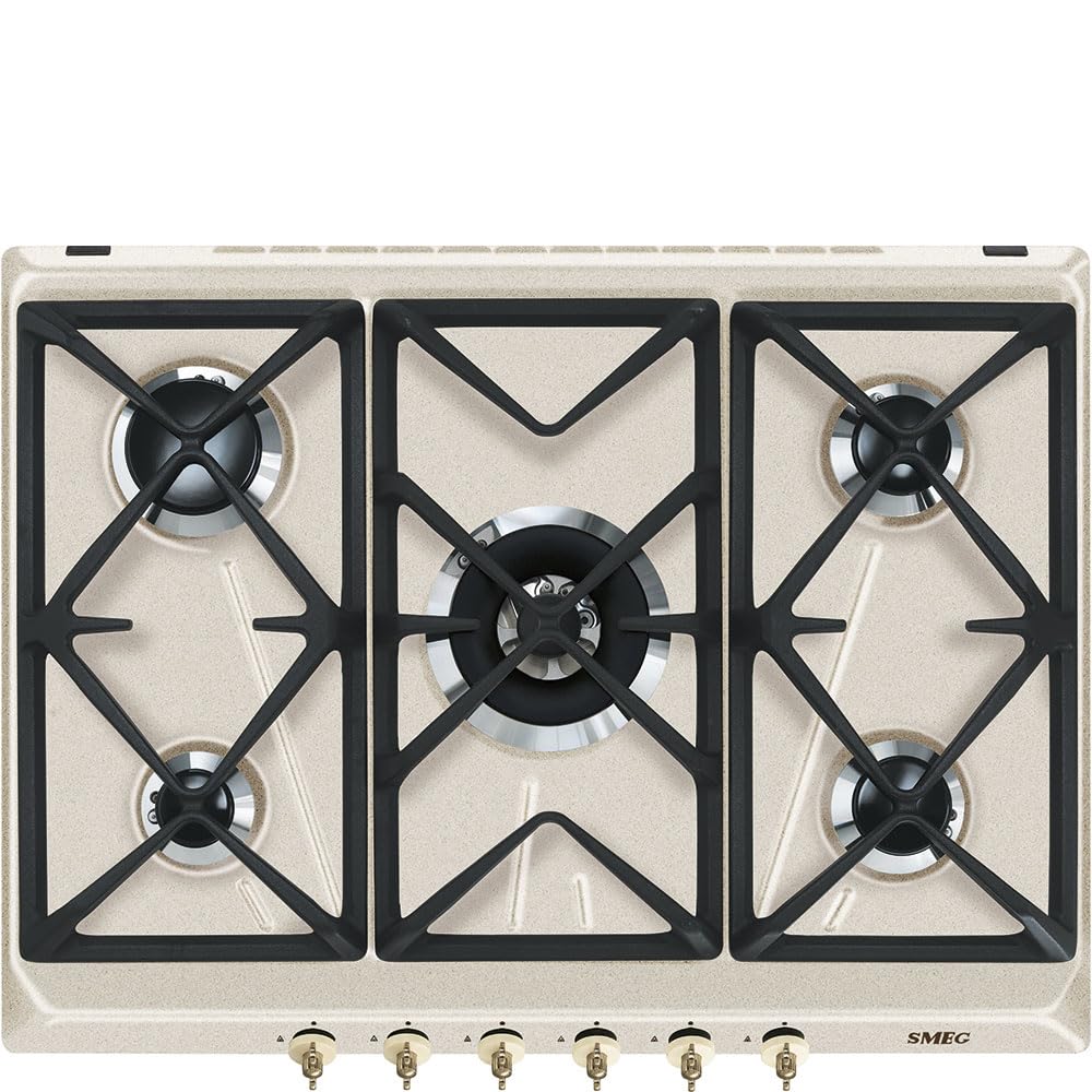 Smeg SRV876AVOGH2 piano cottura Avena Incasso Gas