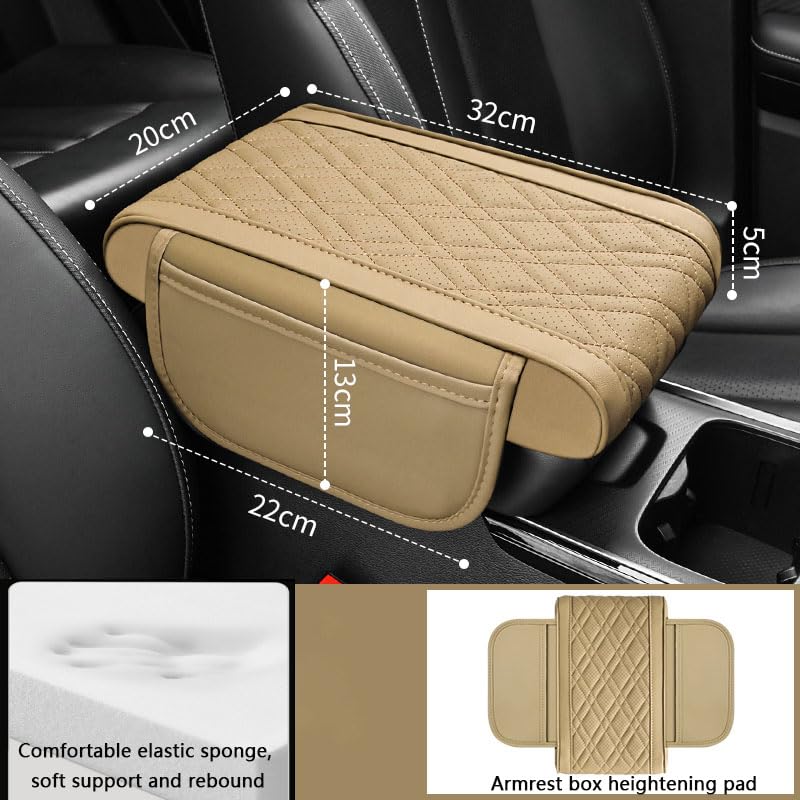 RSUQEOLG Compatible Avec Lexus NX200 200t NX300h 2015-2021, Housse De Console Centrale Antidérapante, Housse Multifonction Pour Console Centrale