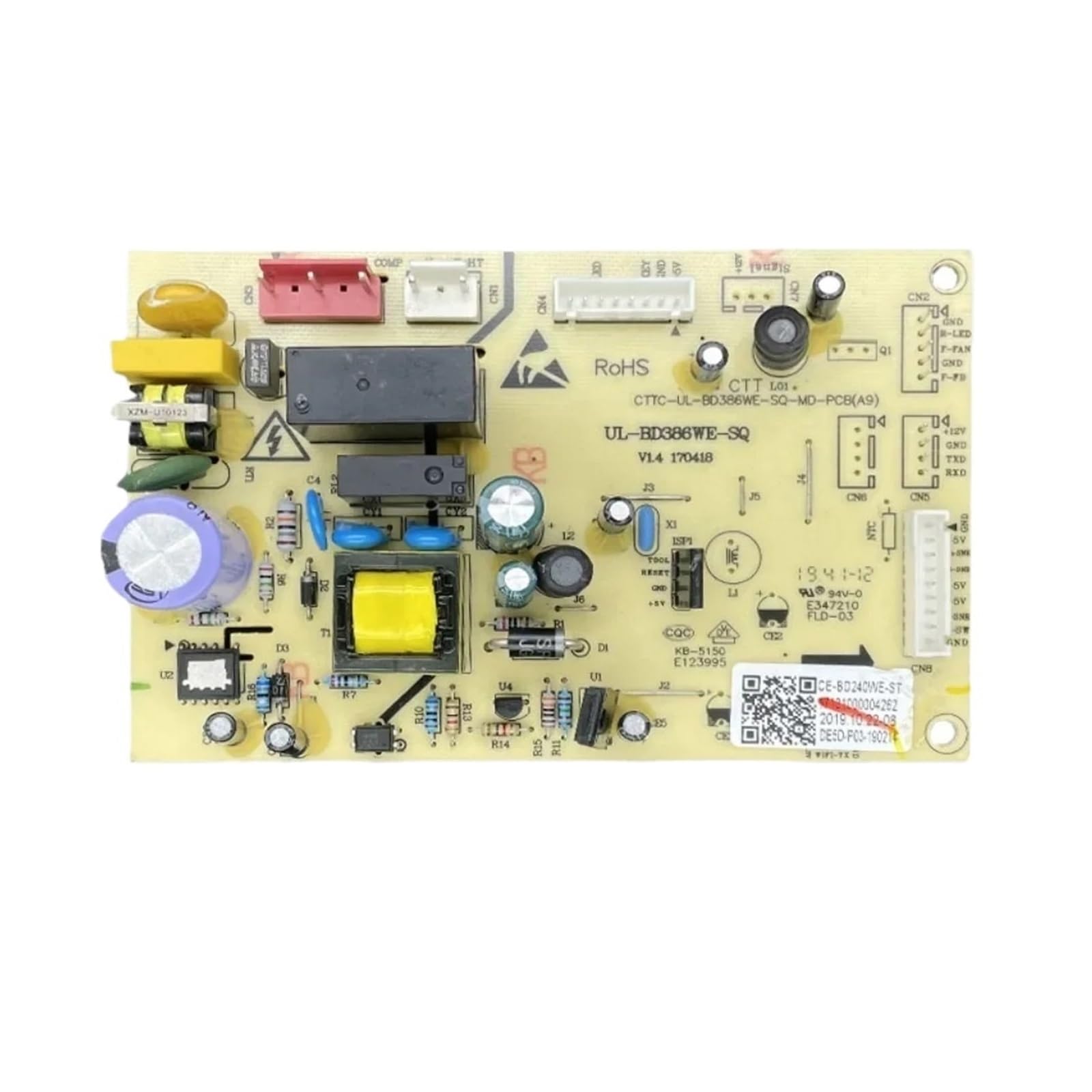 Compatible For Midea, Refrigerator Control Board CE-BD240WE-ST Circuit PCB 17131000004262 Fridge Motherboard Freezer Parts
