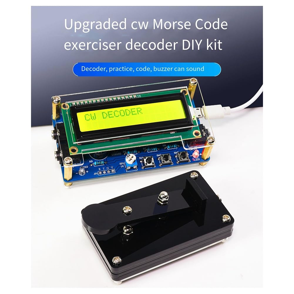 Breeshy Migliorato -069B CW Morse Code Decoder Ricambi Elettronico DIY PCB Set di esercizi di saldatura